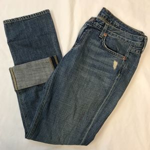 J. Crew Matchstick Distressed Blue Jeans - Size 28